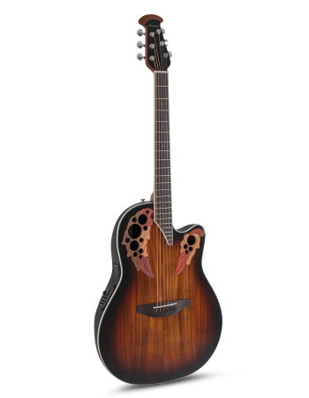 Ovation E – akustická kytara Celebrity Elite Plus Super Shallow Koa Burst