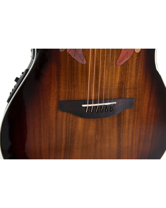 Ovation E – akustická kytara Celebrity Elite Plus Super Shallow Koa Burst