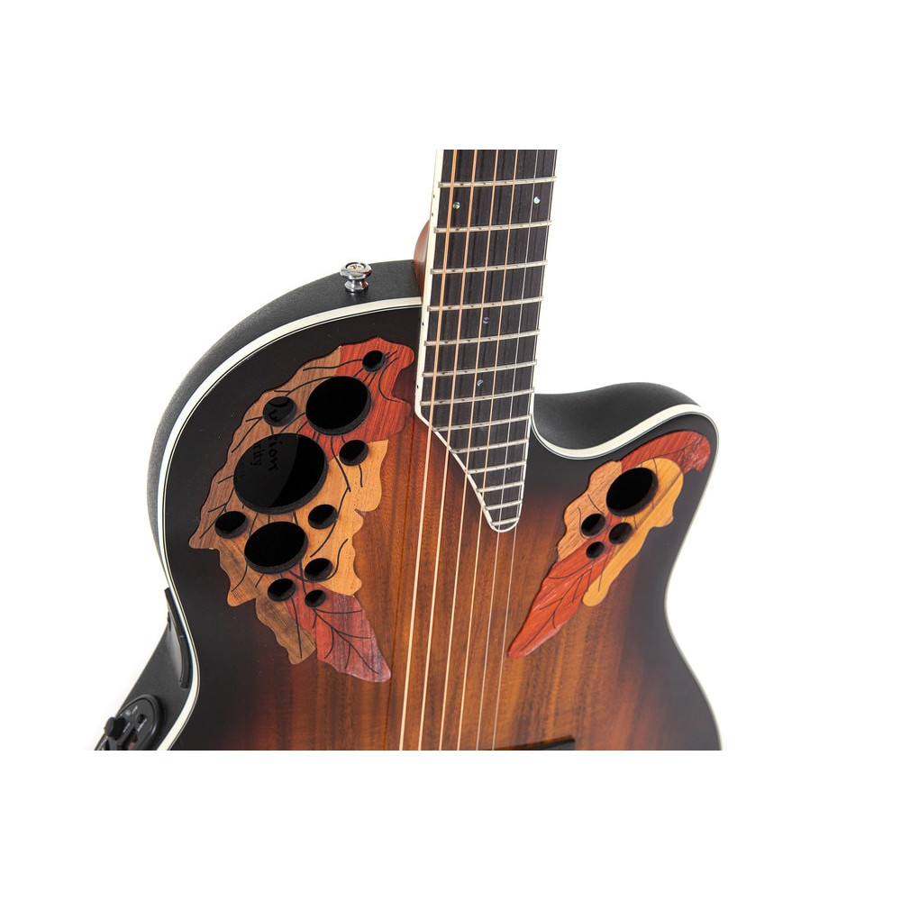 Ovation E – akustická kytara Celebrity Elite Plus Super Shallow Koa Burst