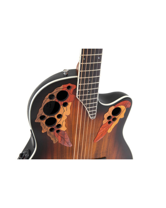 Ovation E – akustická kytara Celebrity Elite Plus Super Shallow Koa Burst