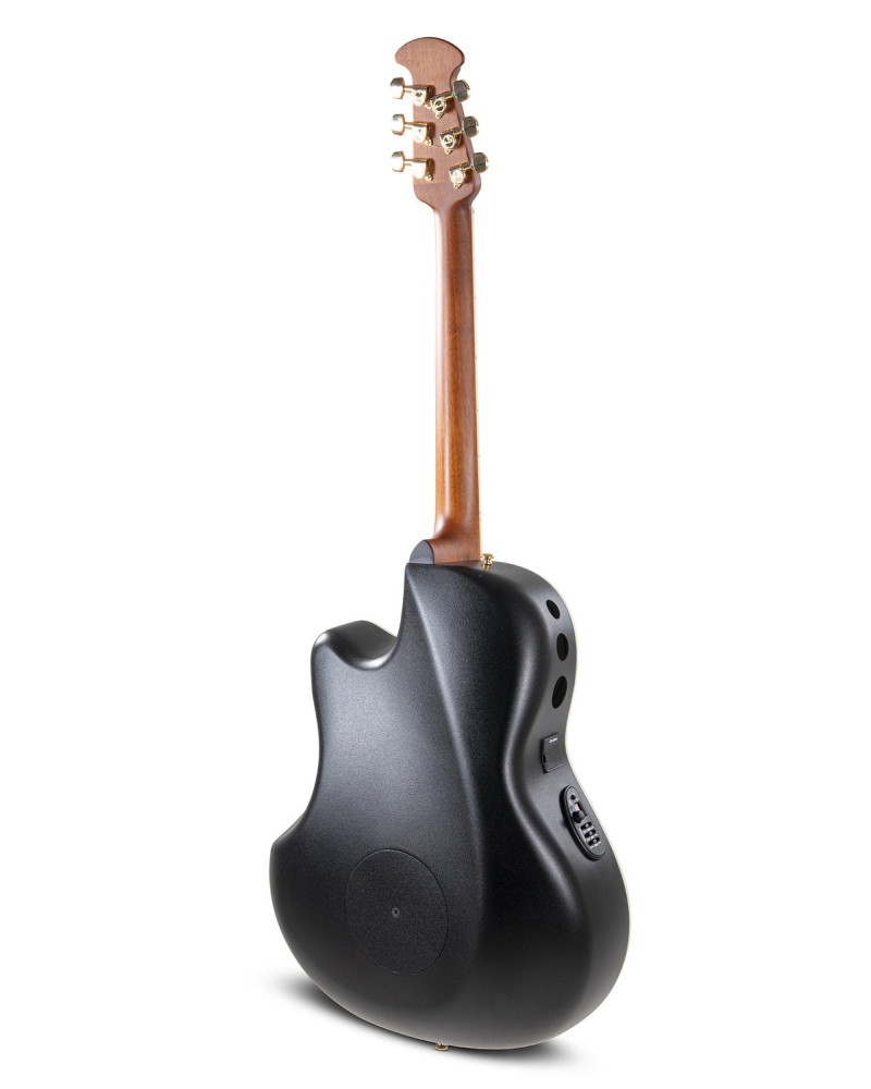 Ovation E – akustická kytara Black Satin