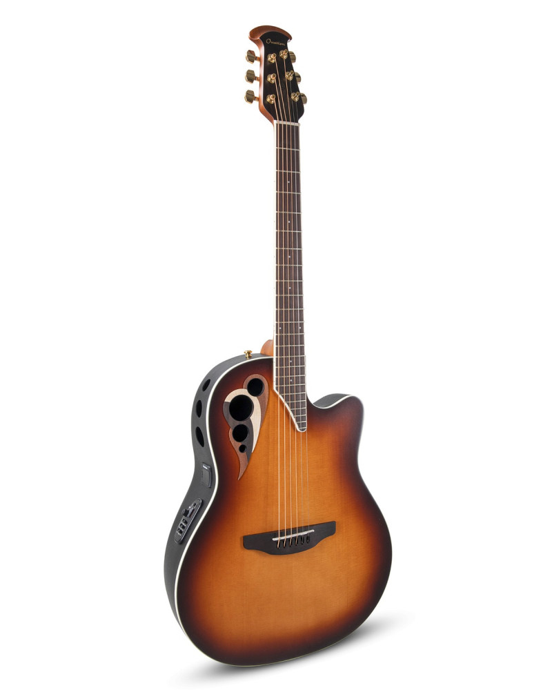 Ovation E – akustická kytara Vintage Sunburst Satin