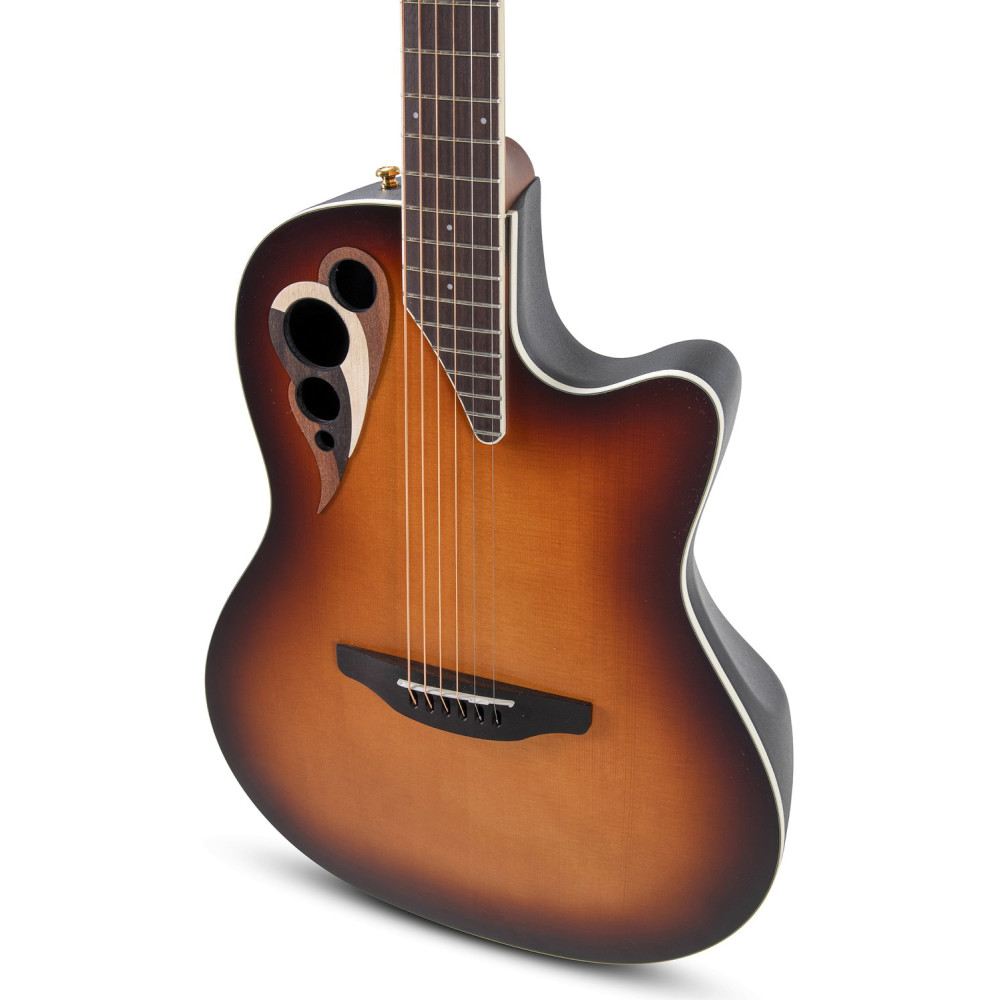 Ovation E – akustická kytara Vintage Sunburst Satin