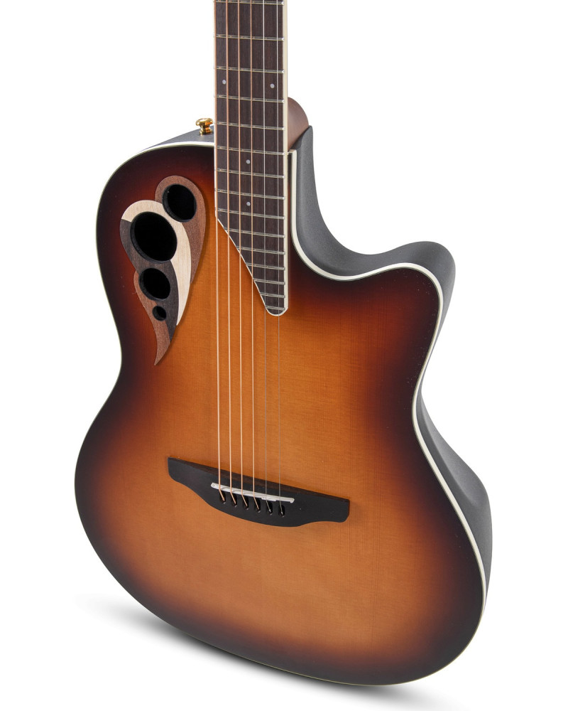 Ovation E – akustická kytara Vintage Sunburst Satin