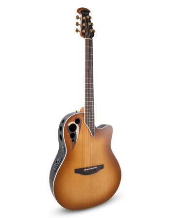 Ovation E – akustická kytara Peach Burst Satin