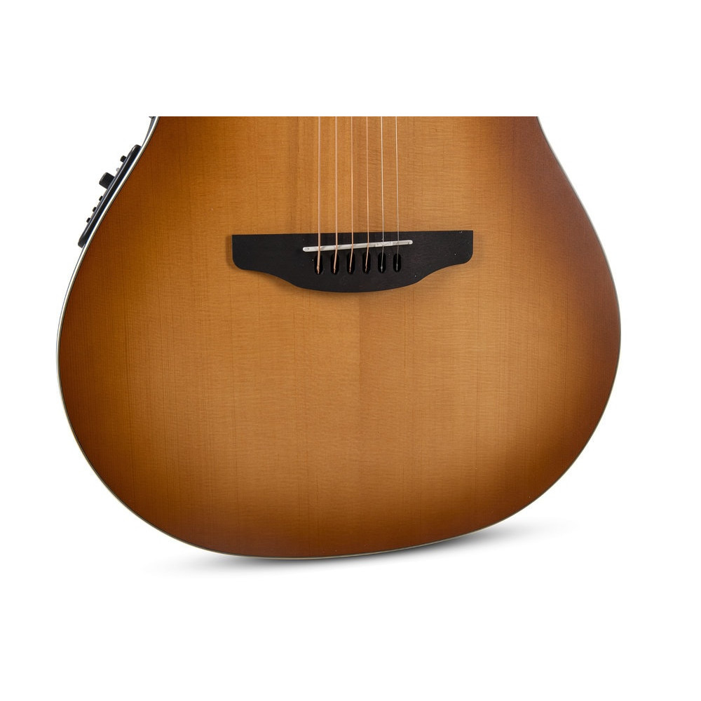 Ovation E – akustická kytara Peach Burst Satin