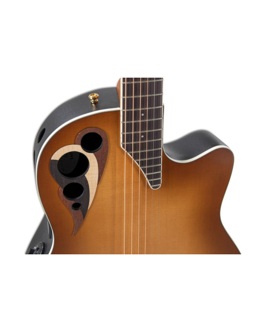 Ovation E – akustická kytara Peach Burst Satin