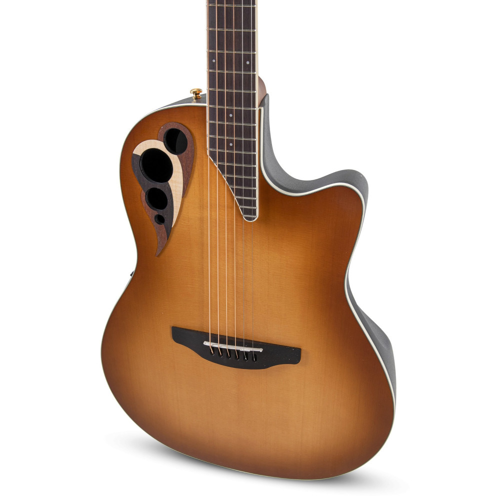 Ovation E – akustická kytara Peach Burst Satin