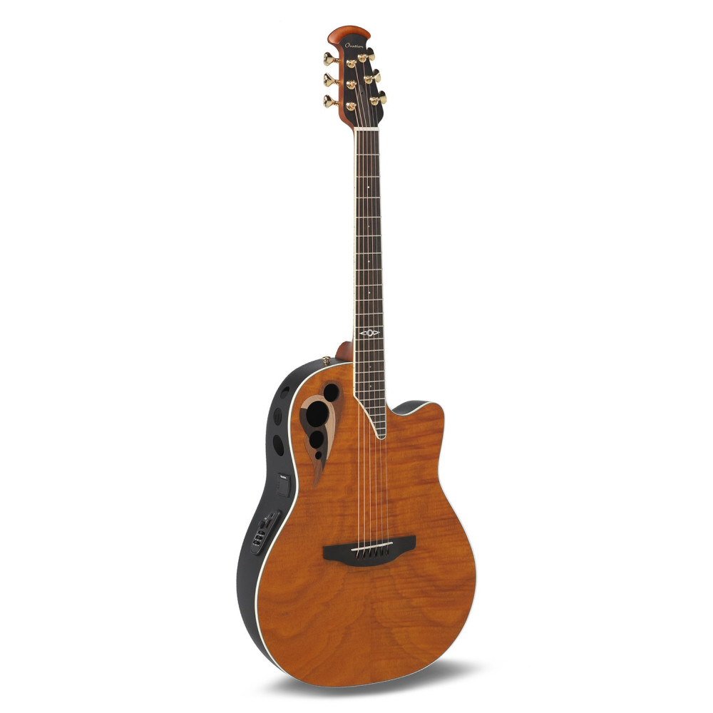 Ovation E – akustická kytara Amber Satin