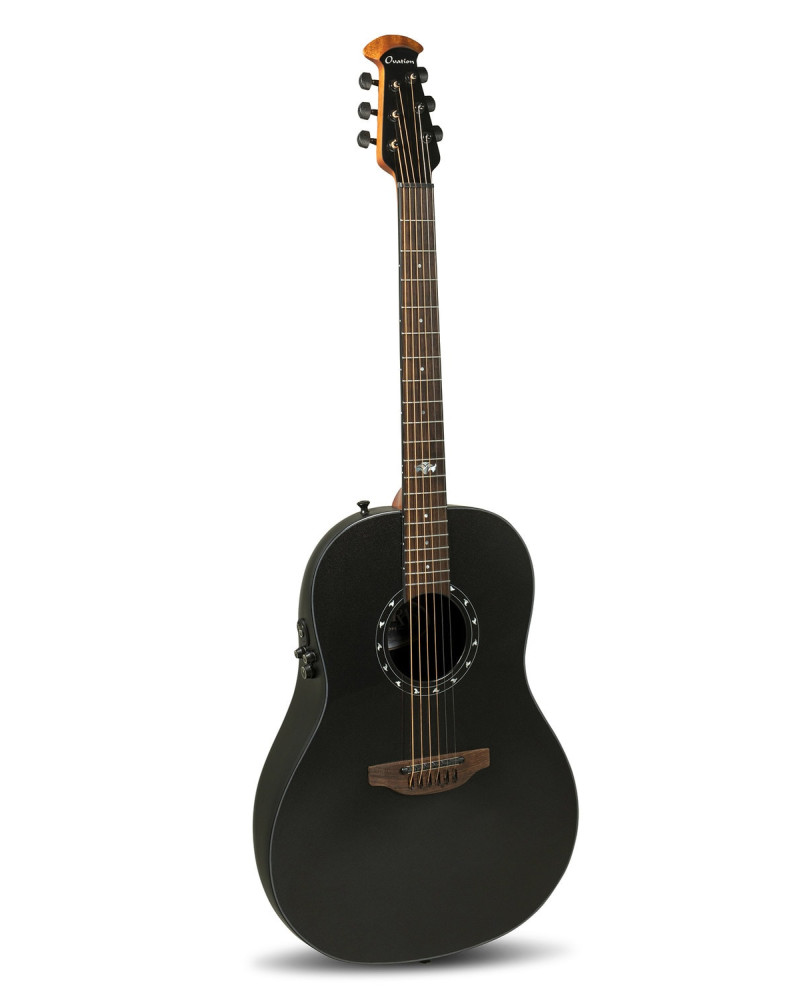 Ovation E – akustická kytara Pro Series Ultra Mid-Depth Non-Cutaway Pitch Black