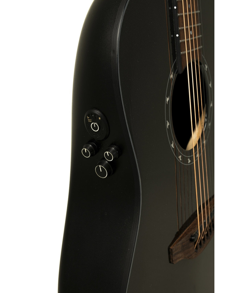 Ovation E – akustická kytara Pro Series Ultra Mid-Depth Non-Cutaway Pitch Black
