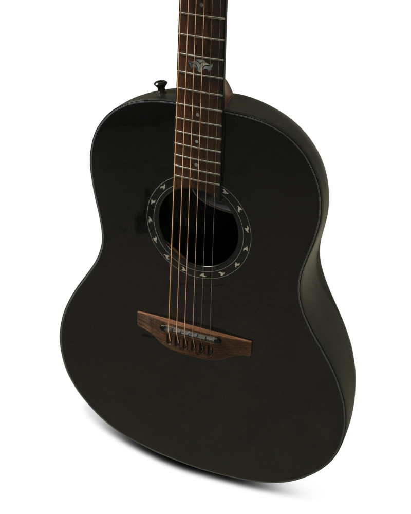 Ovation E – akustická kytara Pro Series Ultra Mid-Depth Non-Cutaway Pitch Black