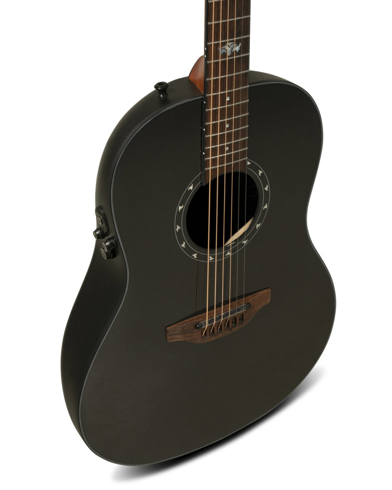 Ovation E – akustická kytara Pro Series Ultra Mid-Depth Non-Cutaway Pitch Black