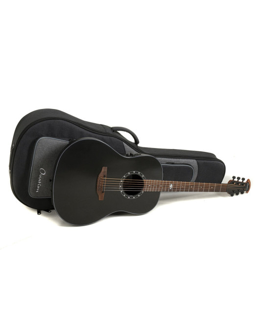 Ovation E – akustická kytara Pro Series Ultra Mid-Depth Non-Cutaway Pitch Black