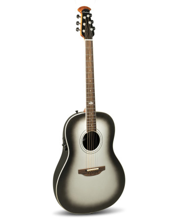 Ovation E – akustická kytara Pro Series Ultra Mid-Depth Non-Cutaway Silver Shadow