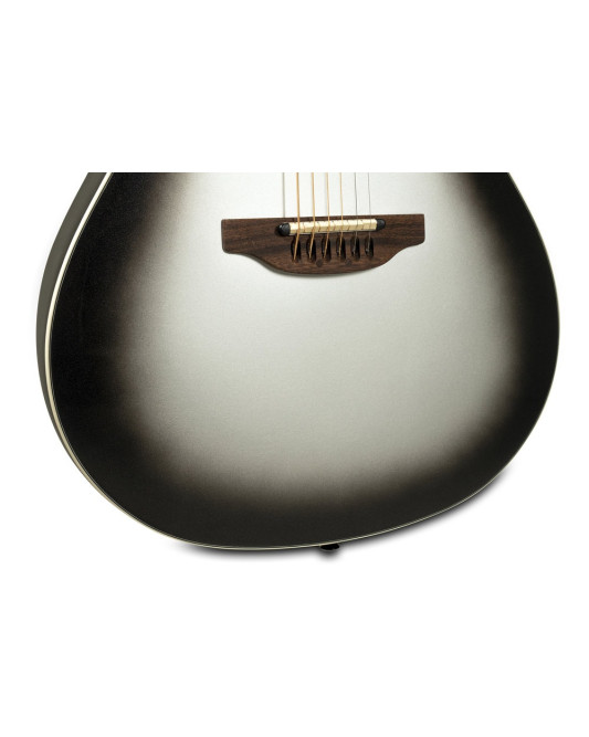 Ovation E – akustická kytara Pro Series Ultra Mid-Depth Non-Cutaway Silver Shadow