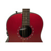 Ovation E – akustická kytara Pro Series Ultra Mid-Depth Non-Cutaway Vampira Red