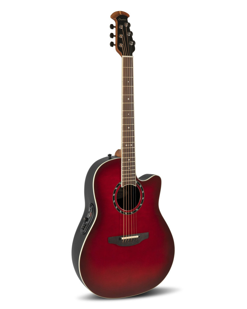 Ovation E – akustická kytara Standard Balladeer Deep Contour Cutaway Cherry Cherry Burst