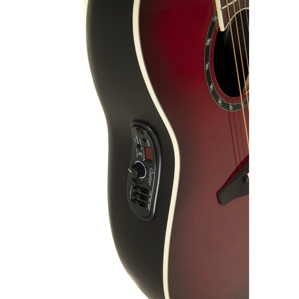 Ovation E – akustická kytara Standard Balladeer Deep Contour Cutaway Cherry Cherry Burst