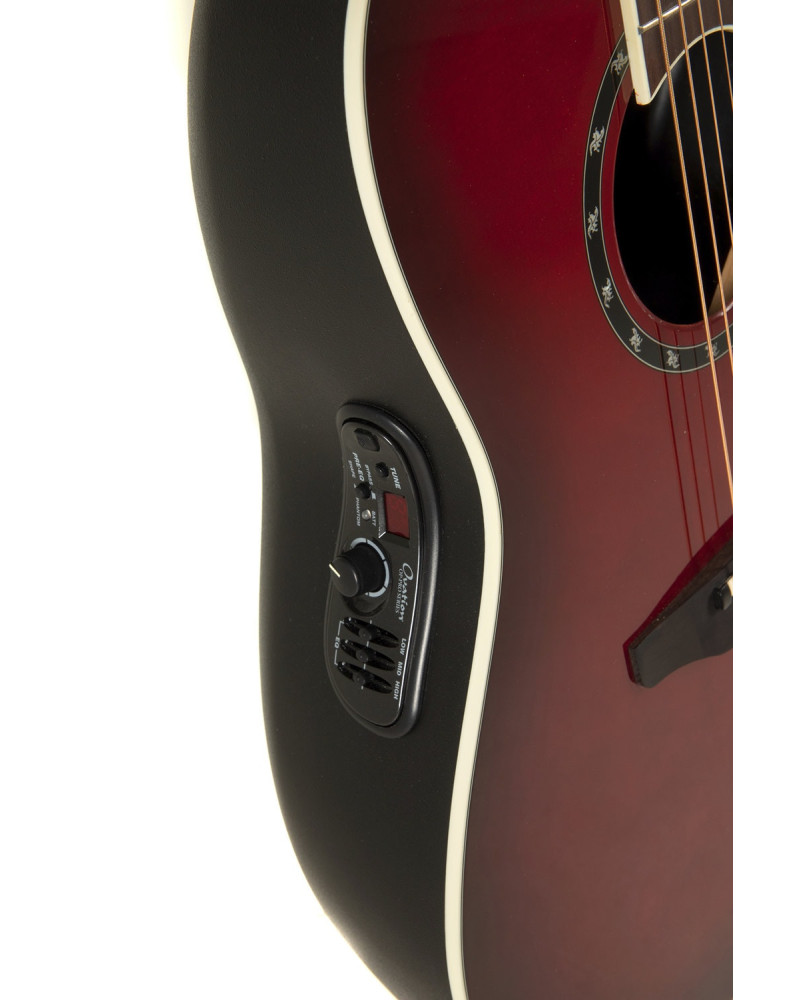 Ovation E – akustická kytara Standard Balladeer Deep Contour Cutaway Cherry Cherry Burst