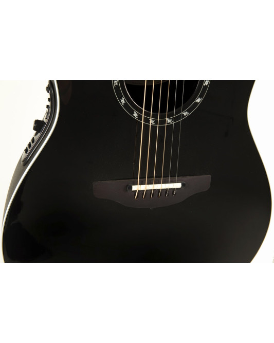 Ovation E – akustická kytara Standard Balladeer Deep Contour Cutaway Černá
