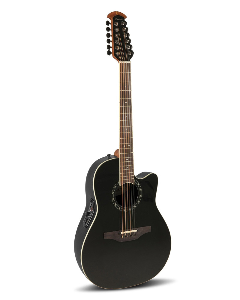Ovation E – akustická kytara Standard Balladeer Deep Contour Cutaway 12-string Černá