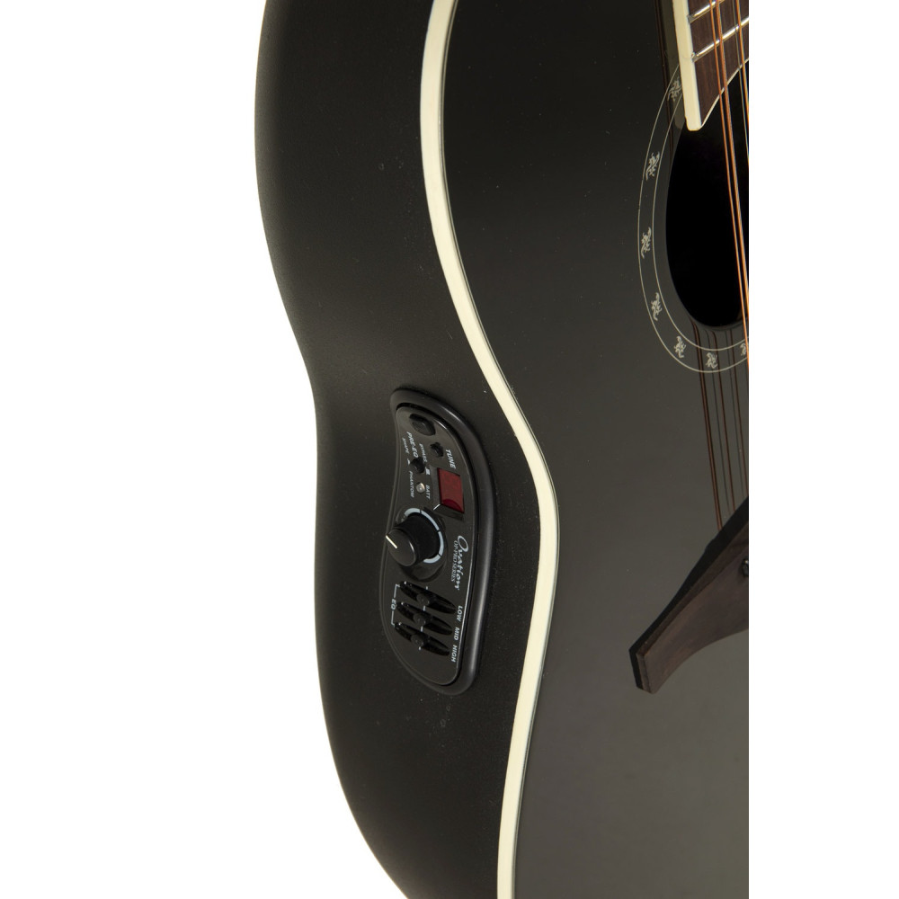 Ovation E – akustická kytara Standard Balladeer Deep Contour Cutaway 12-string Černá