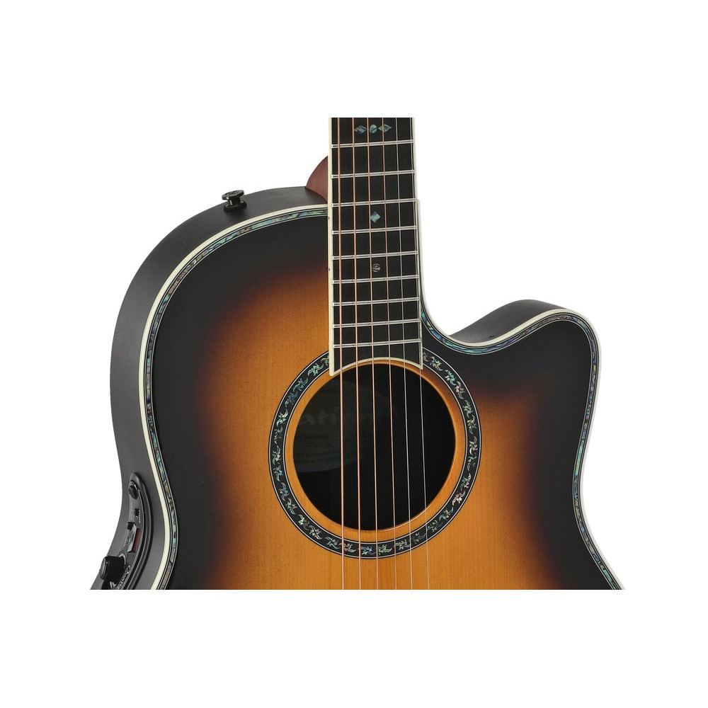 Ovation E – akustická kytara Vintage Burst