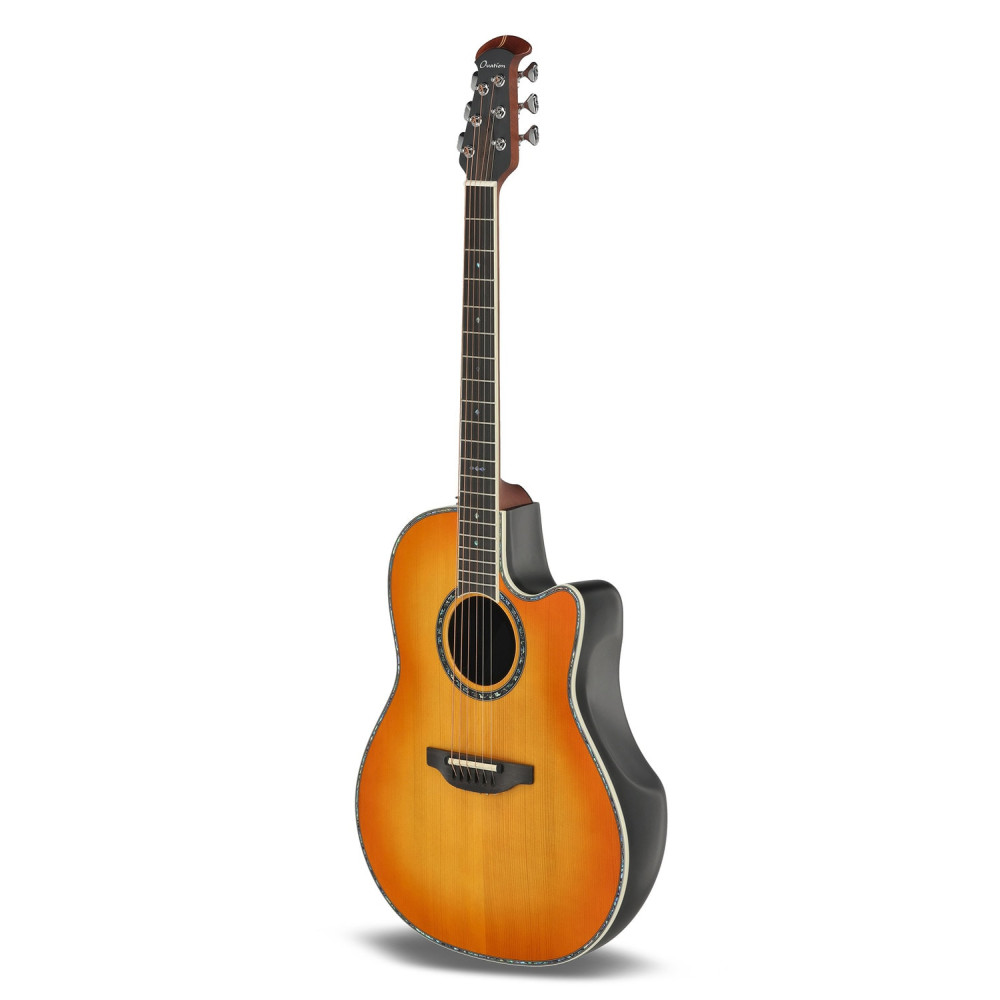 Ovation E – akustická kytara Honey Burst