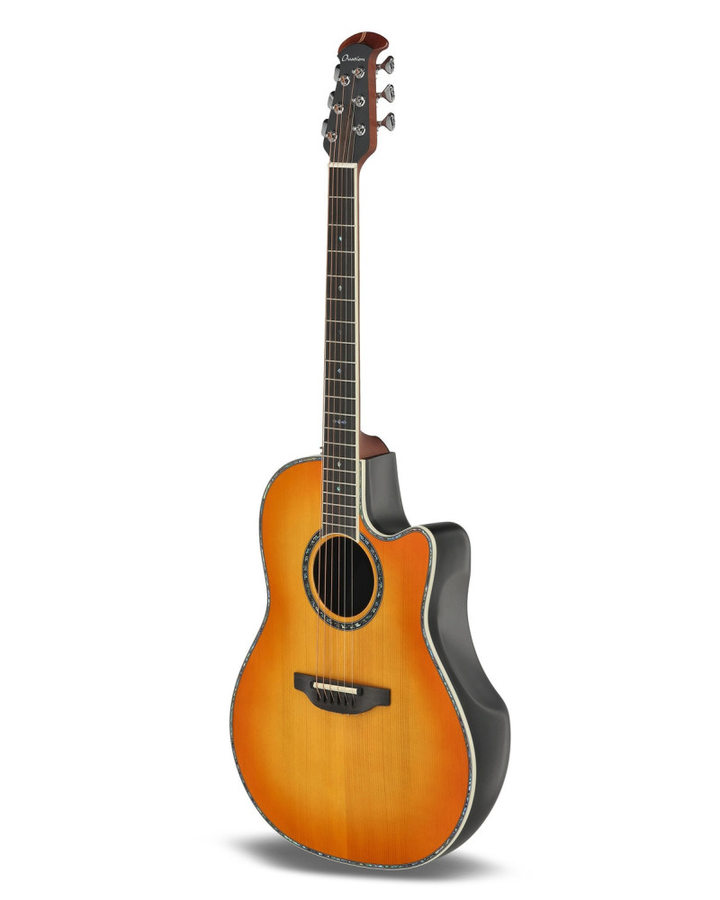 Ovation E – akustická kytara Honey Burst