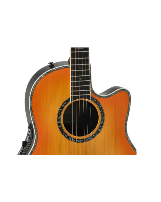 Ovation E – akustická kytara Honey Burst