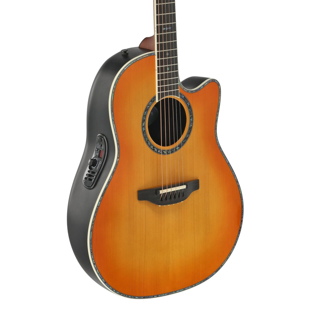 Ovation E – akustická kytara Honey Burst