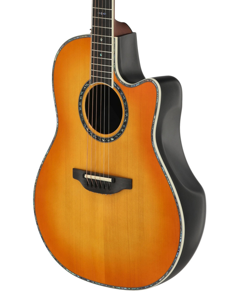 Ovation E – akustická kytara Honey Burst