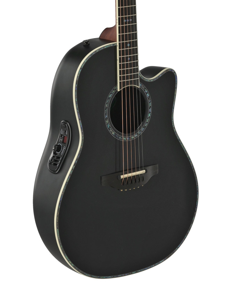 Ovation E – akustická kytara Black