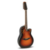 Ovation E – akustická kytara Standard Elite Deep Contour Cutaway 12-string New England Burst