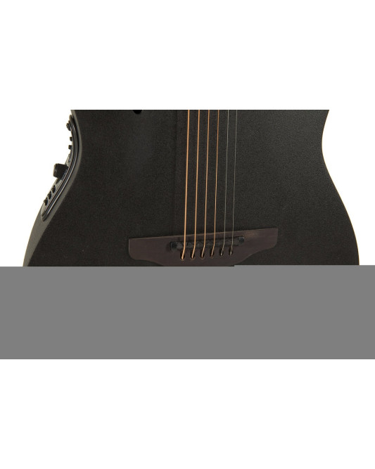 Ovation E – akustická kytara Elite TX Deep Contour Cutaway Black Textured