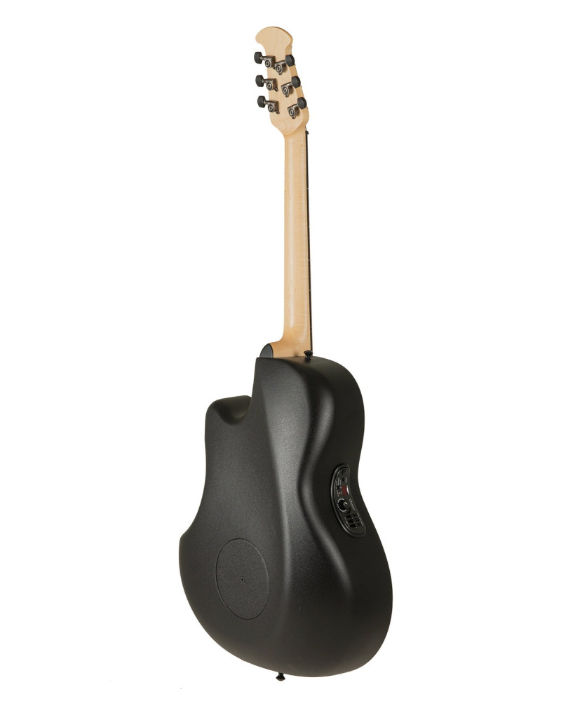Ovation E – akustická kytara Elite TX Deep Contour Cutaway Black Textured