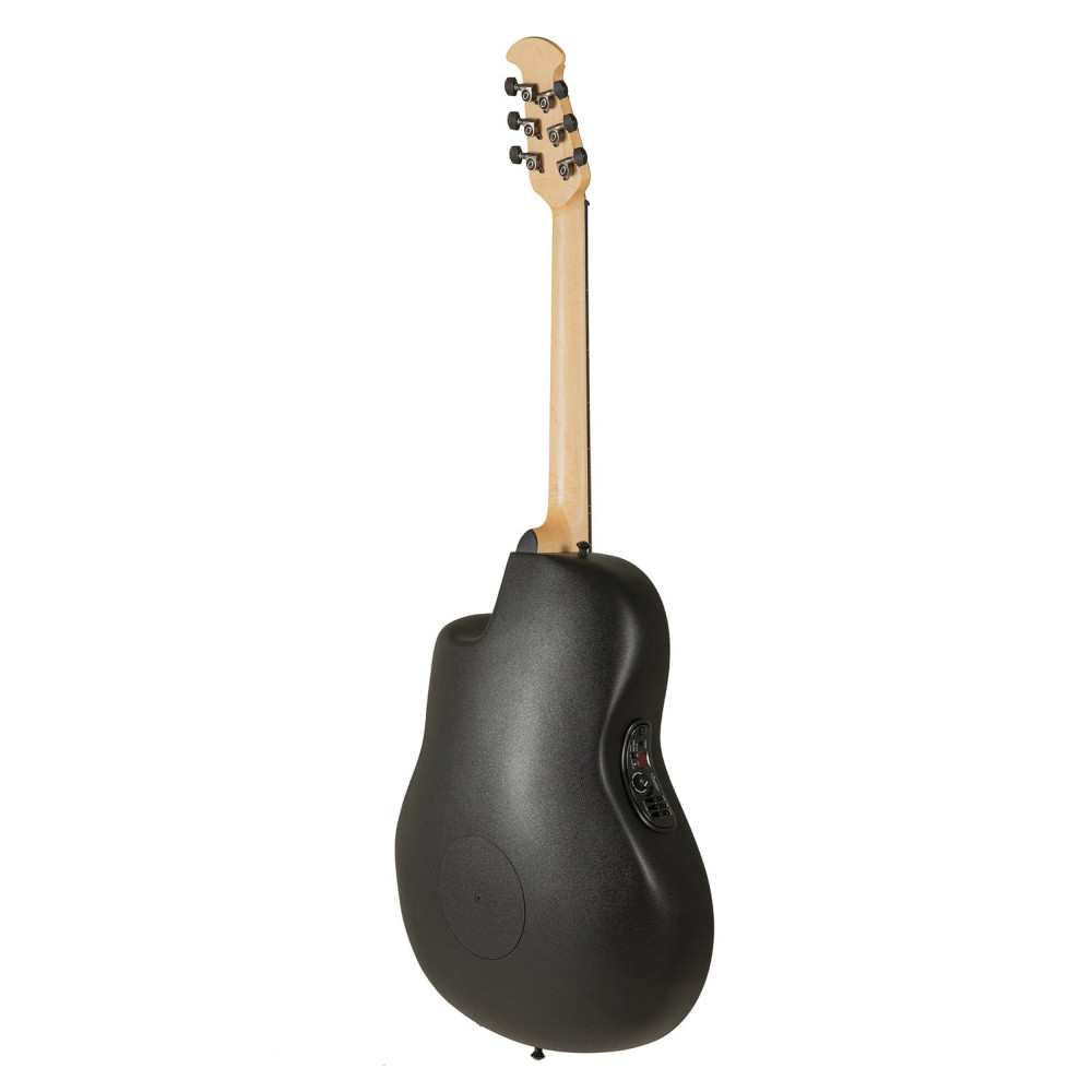 Ovation E – akustická kytara Elite TX Mid Cutaway Black Textured