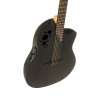 Ovation E – akustická kytara Elite TX Mid Cutaway Black Textured