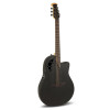 Ovation E – akustická kytara Elite TX Mid Cutaway Black Textured