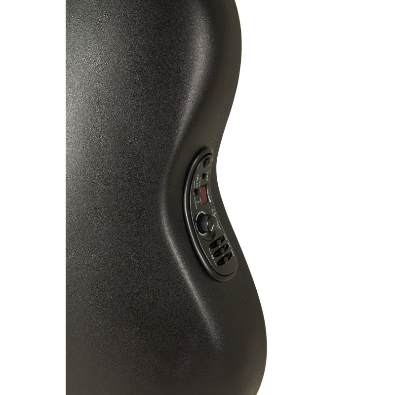 Ovation E – akustická kytara Elite TX Mid Cutaway Black Textured