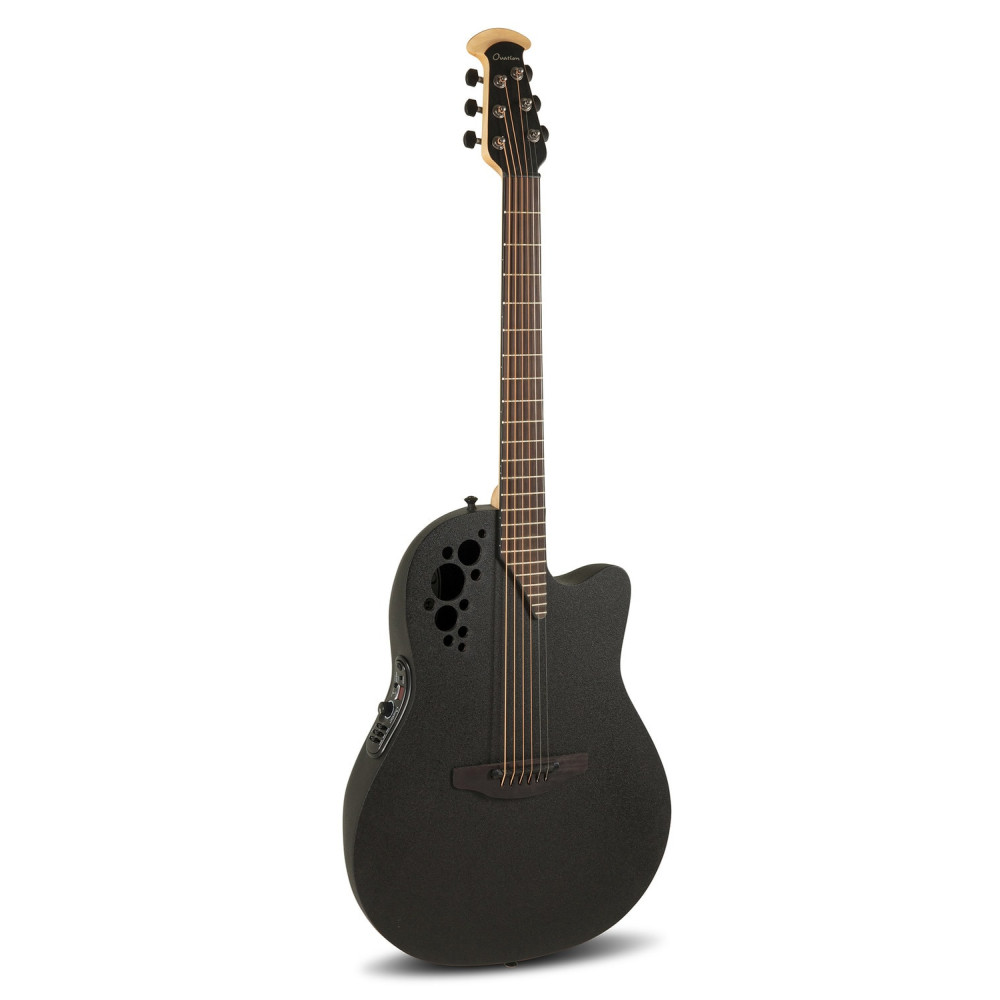 Ovation E – akustická kytara Elite TX Super Shallow Black Textured