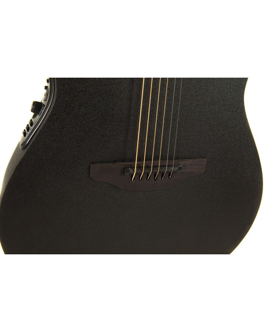 Ovation E – akustická kytara Elite TX Super Shallow Black Textured