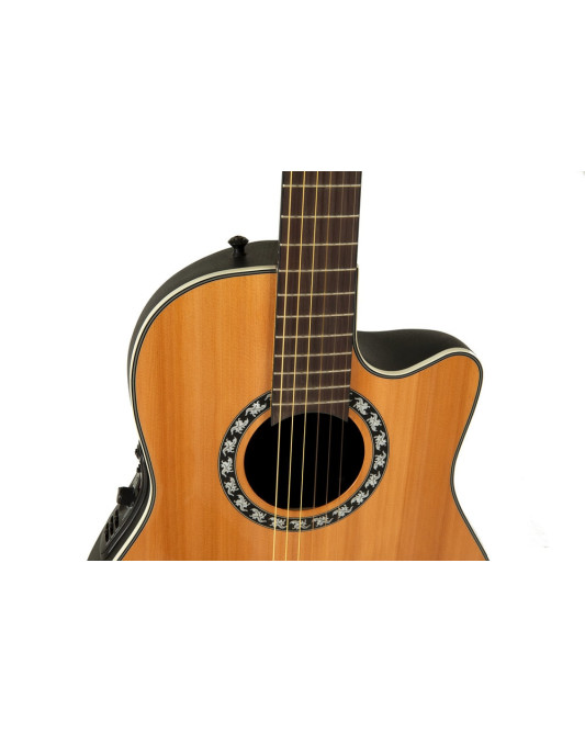 Ovation E-akustická, klasická kytara Classic Nylon Legend Mid Cutaway Natural