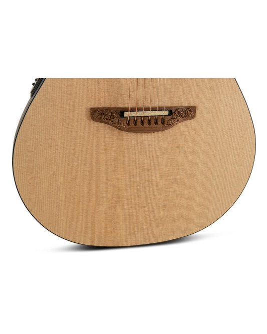 Ovation E – akustická kytara Pro Series Elite USA Natural Satin