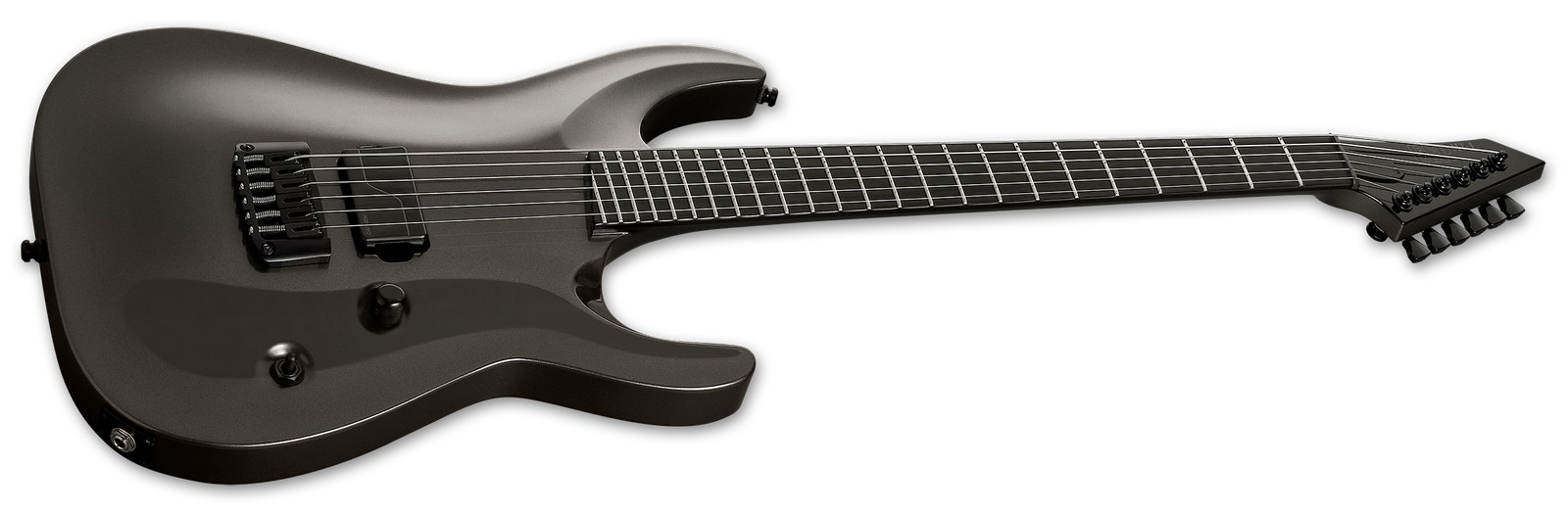 ESP Original MT-I Mick Thomson Obsidian Metallic angled