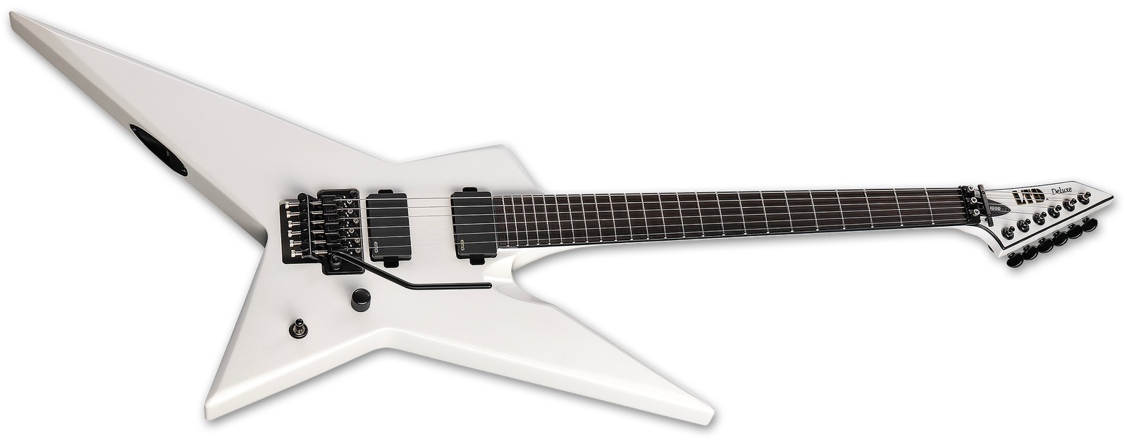 LTD RS-1000 Pearl White angled