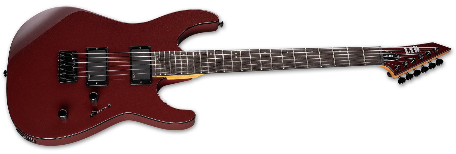 LTD M-400HT Scarlet Metallic angled