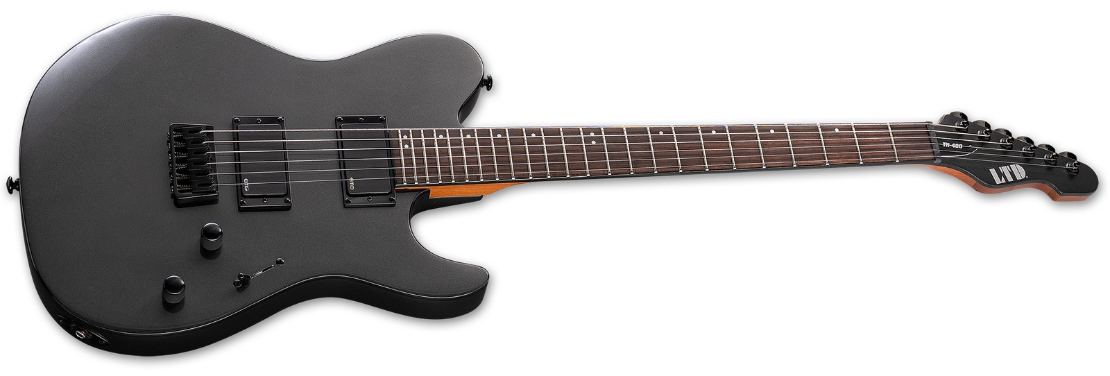 LTD TH-400 Charcoal Metallic angled
