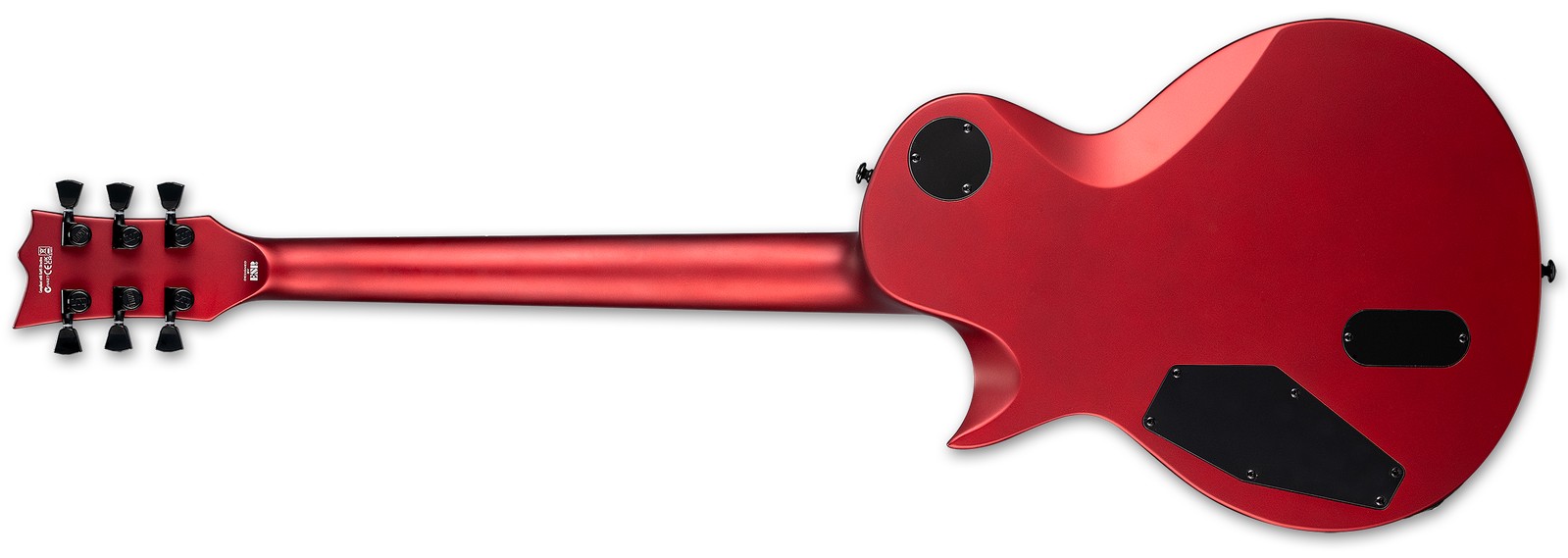 LTD EC-1000 Candy Apple Red Satin back